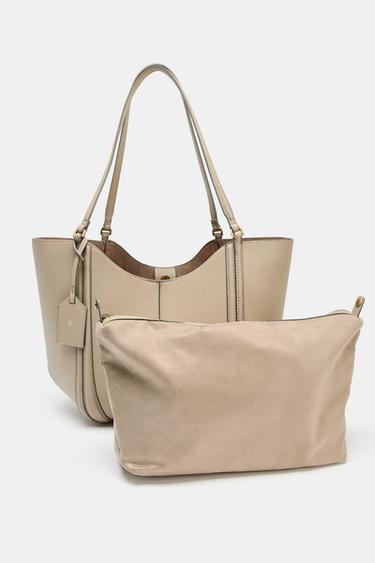 MAXI TOTE BAG - Beige by Zara - Image 3