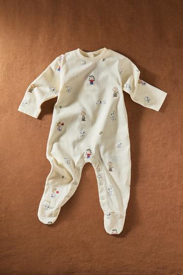 CHILDREN'S PEANUTS™ ROMPER - Light lime green by Zara - Image 5