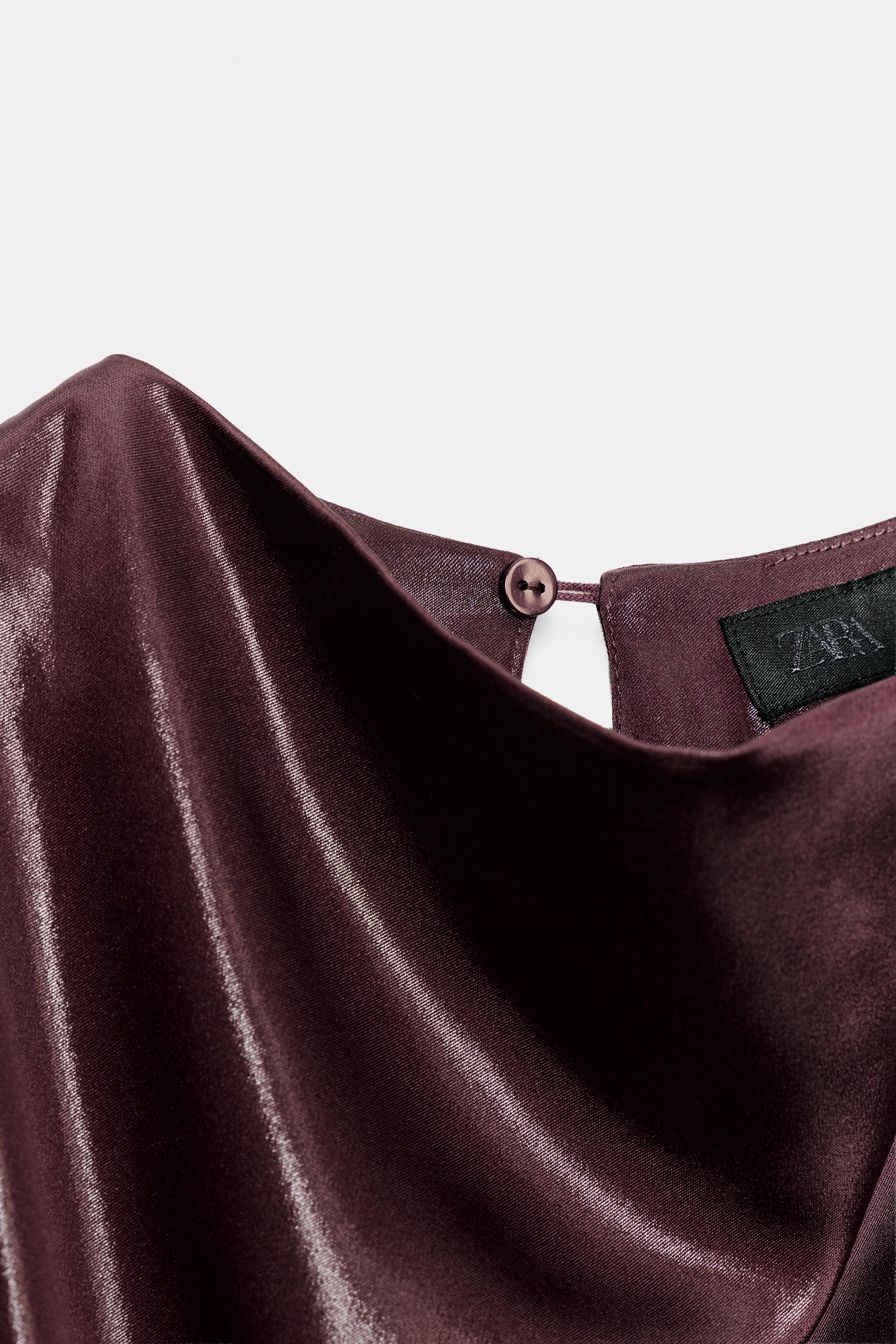 Боди, атлас — Zara — фото 8