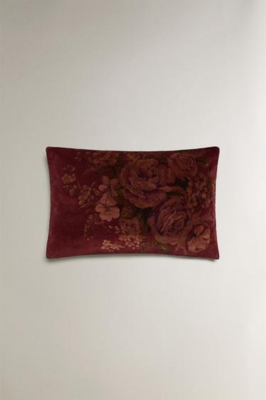 VELVET CUSHION COVER - Terracotta by Zara - Image 2
