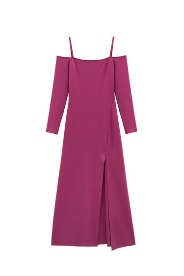 FLOWING MIDI DRESS