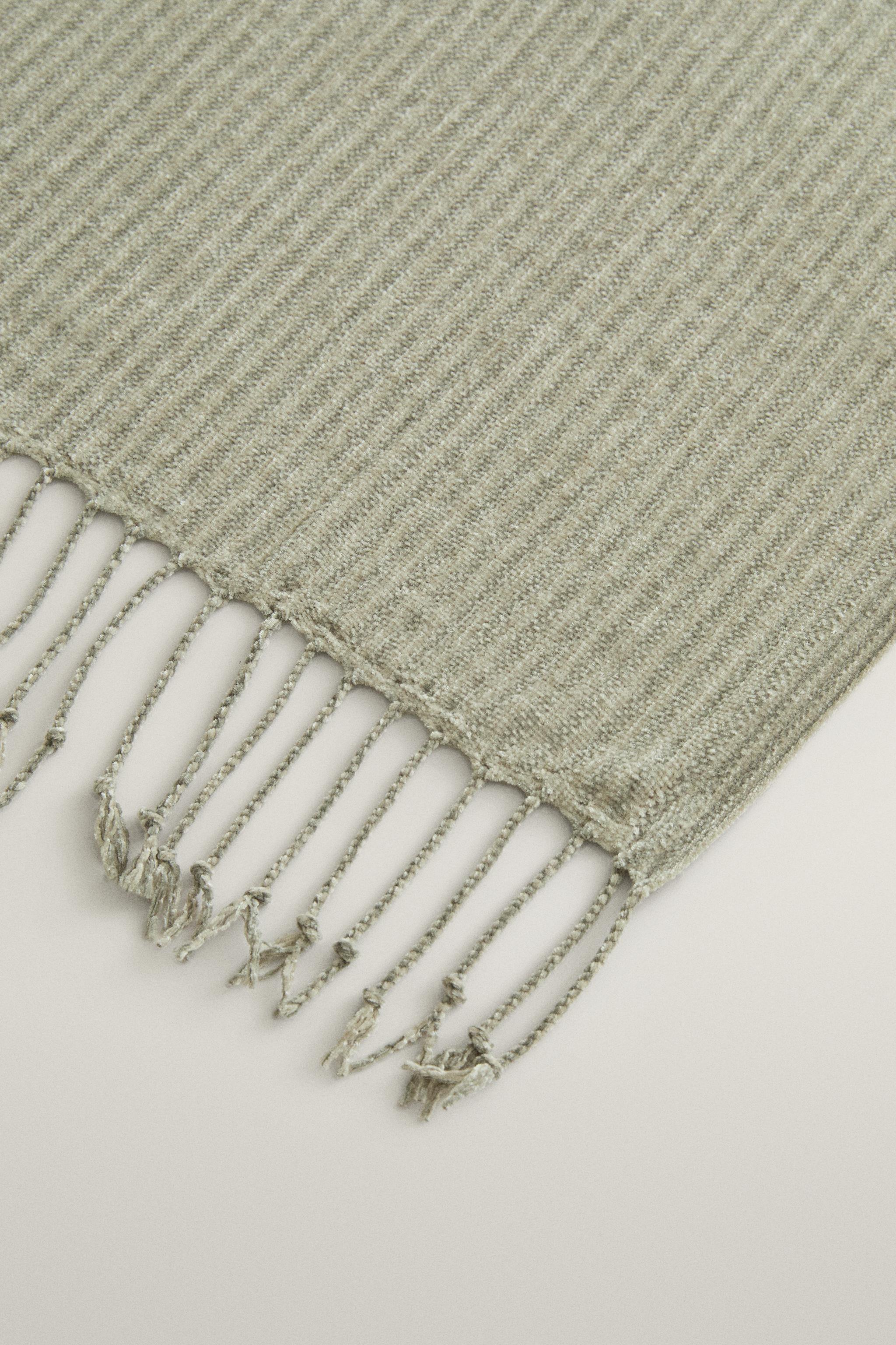 STRIPED CHENILLE BLANKET