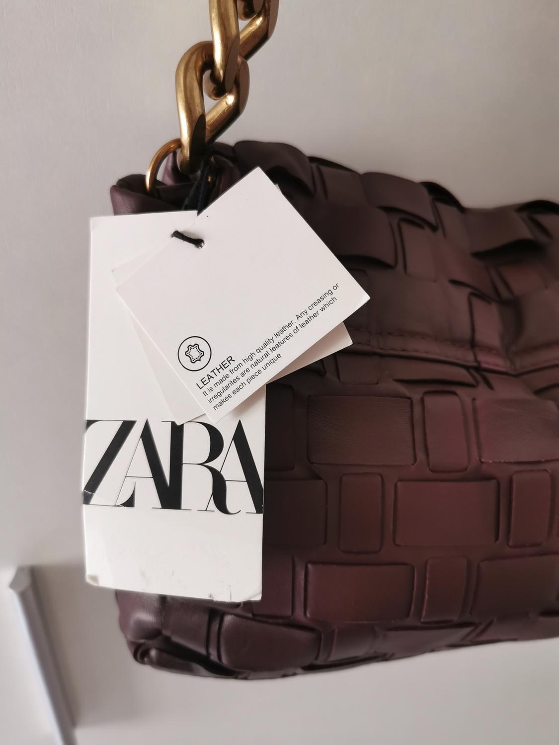 BRAIDED LEATHER SHOULDER BAG - Image 3