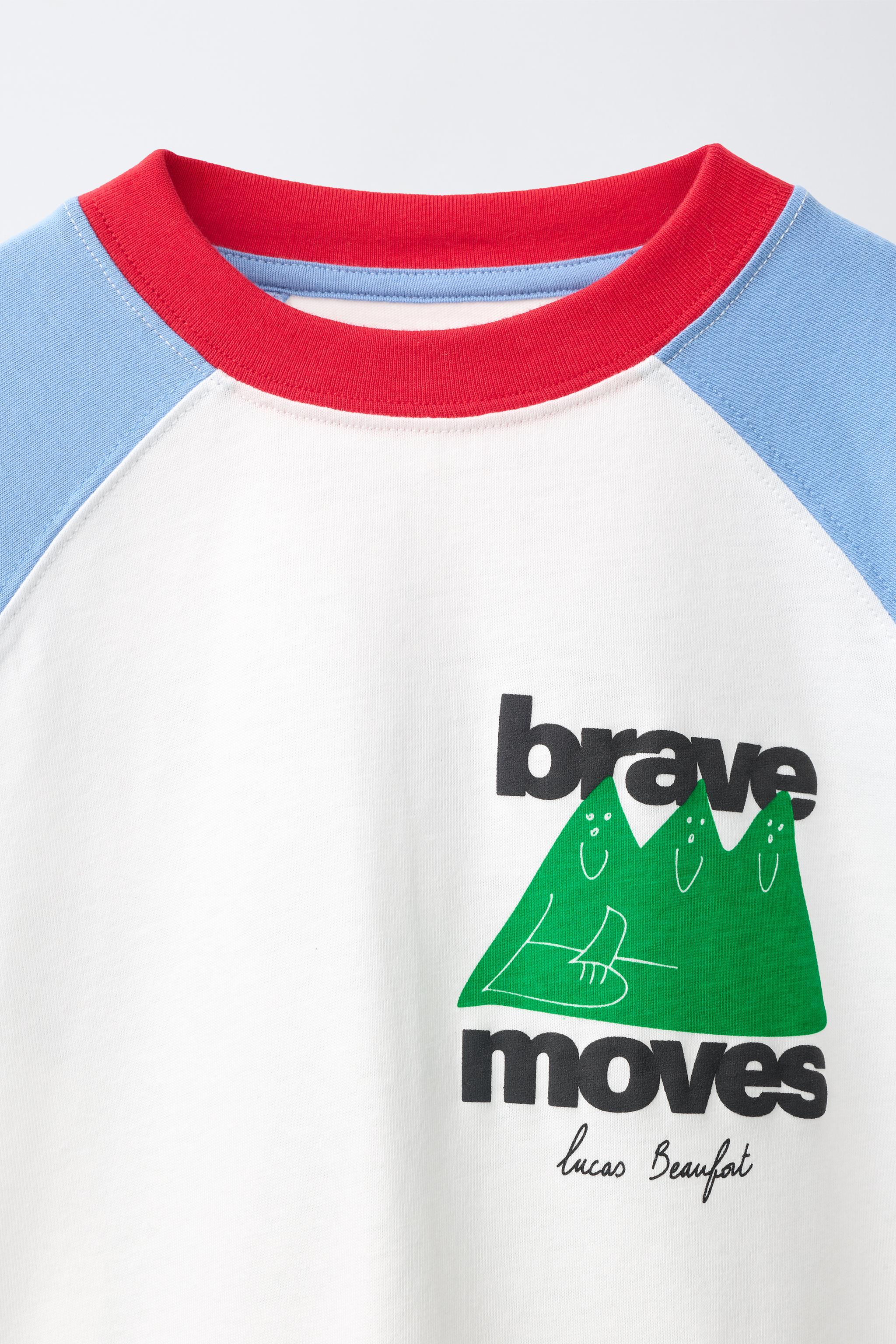 LUCAS BEAFORT © PRINTED RAGLAN SLEEVE T-SHIRT