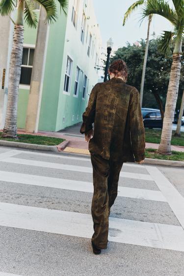 VESTE JACQUARD ZW COLLECTION - Multicolore de Zara - Image 3