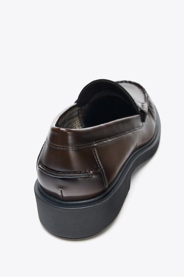 VAMP LOAFERS - Burgundy Red by Zara - Image 4