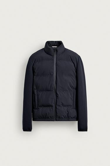 CHAMARRA COMBINADA ACOLCHADA - Marino de Zara