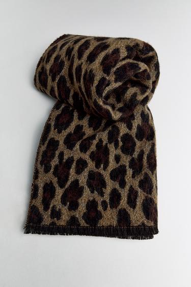 ANIMAL PRINT SCARF - Leopard by Zara - Image 5