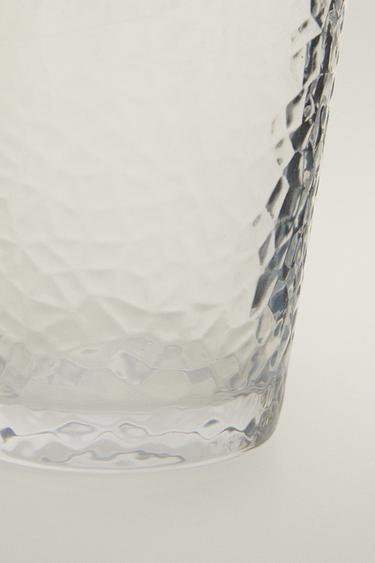 GOBELET VERRE RELIEF NID D'ABEILLE - Transparent de Zara - Image 3