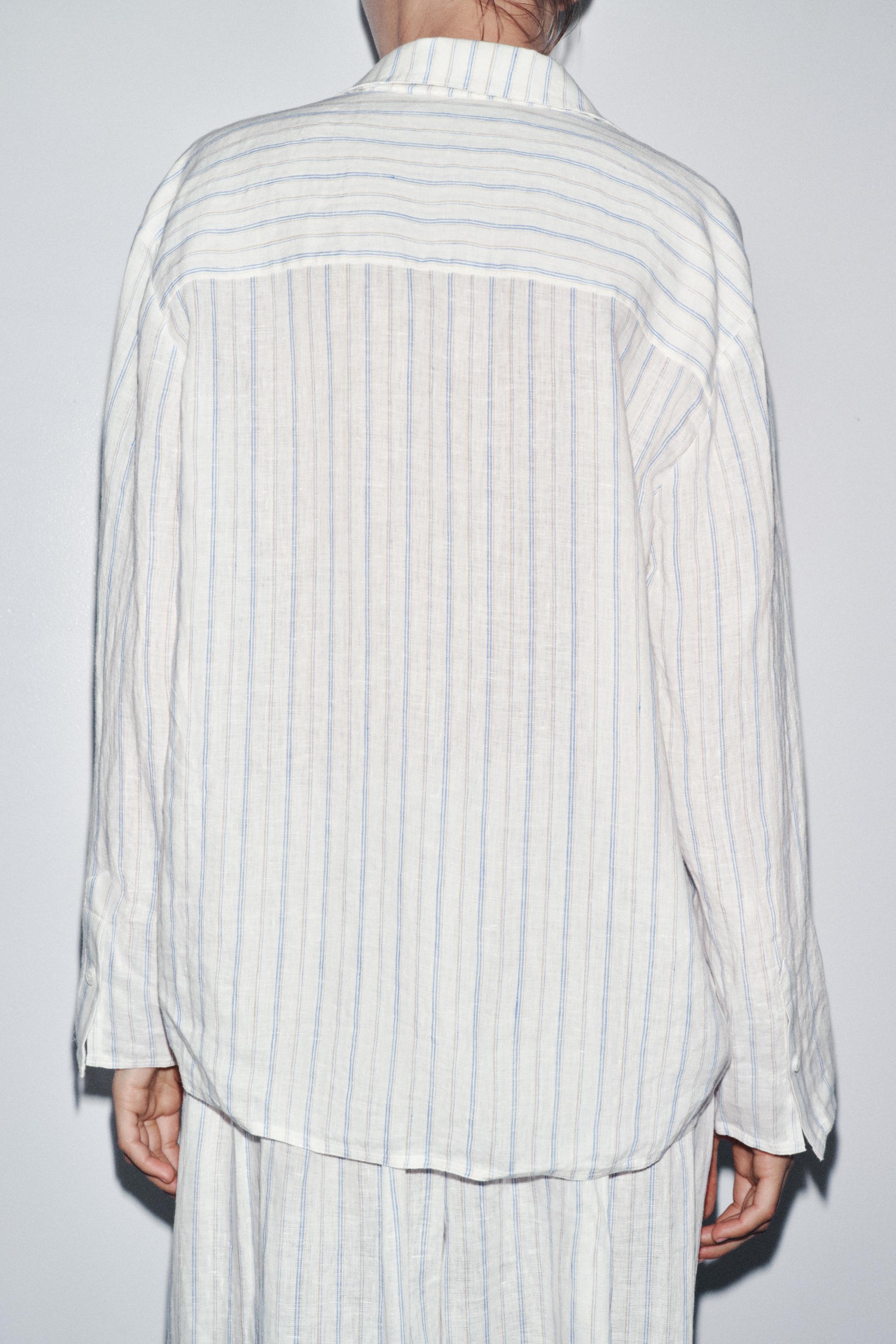 【COSYHARU】Romade striped shirt Striped Shirt 