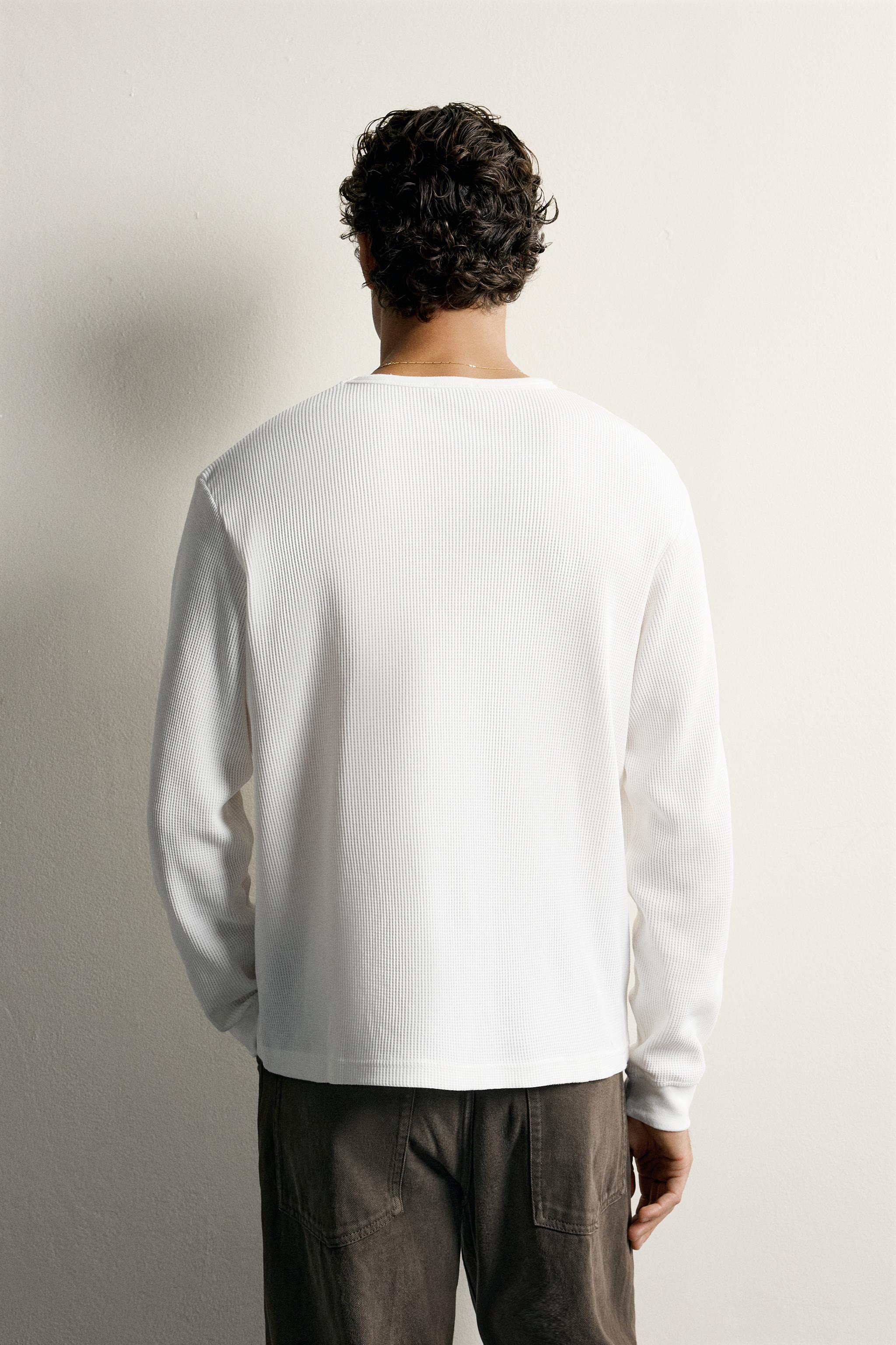 T-SHIRT REGULAR FIT STRUCTURE WAFFLE