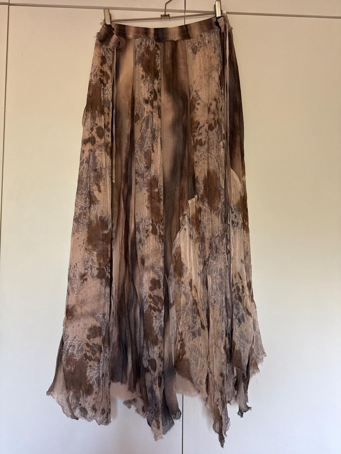 ZW COLLECTION PRINTED PATCHWORK SKIRT - Image 2