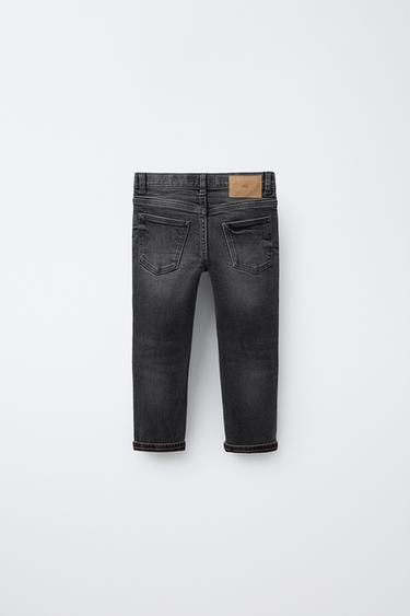 Zara STRAIGHT FIT JEANS - Gray