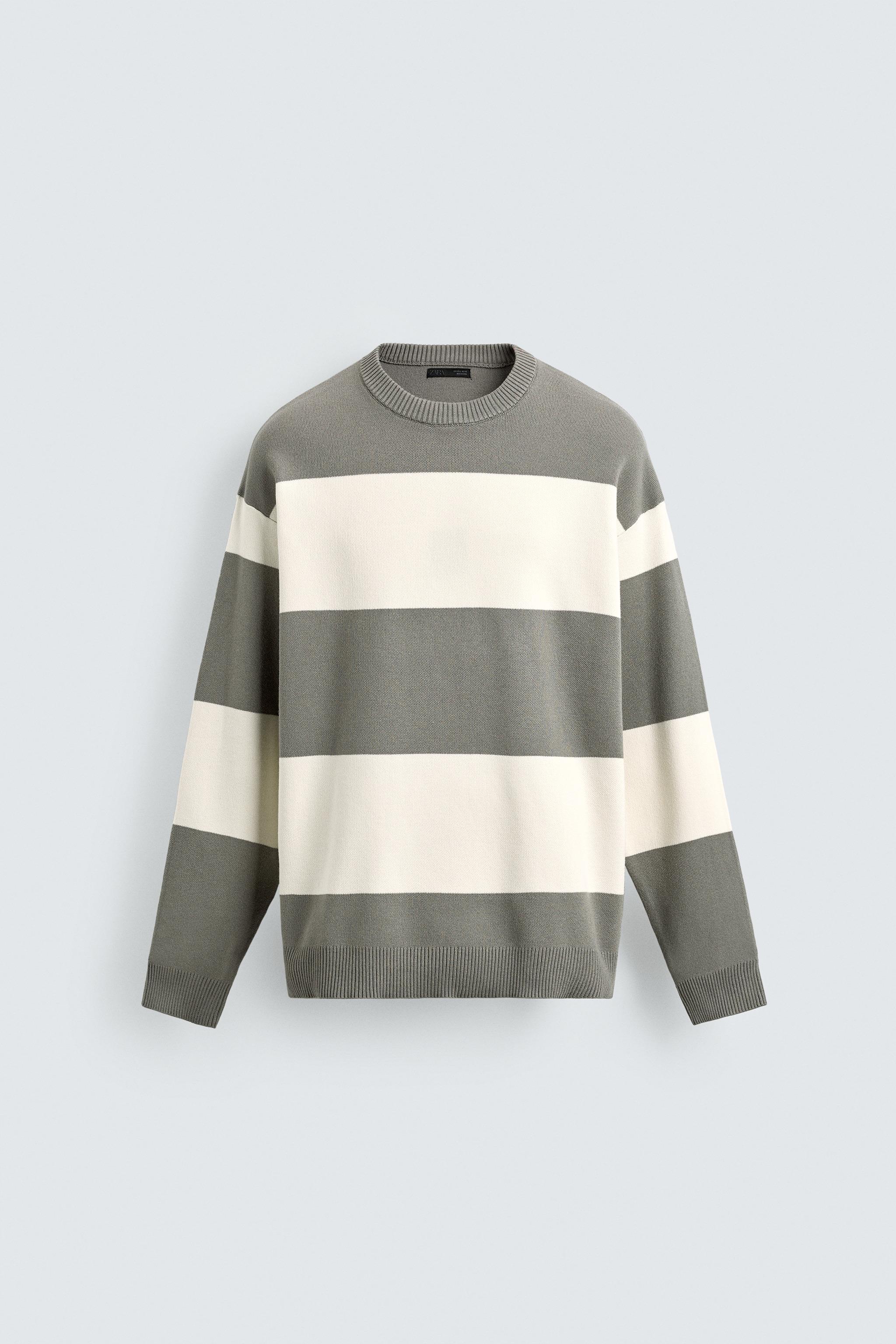 ソフトテクスチャーセーター - ストライプ | ZARA Japan / 日本