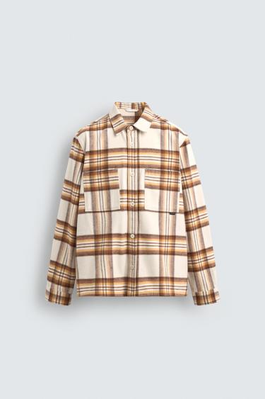 CHECK FLANNEL SHIRT - 089 by Zara