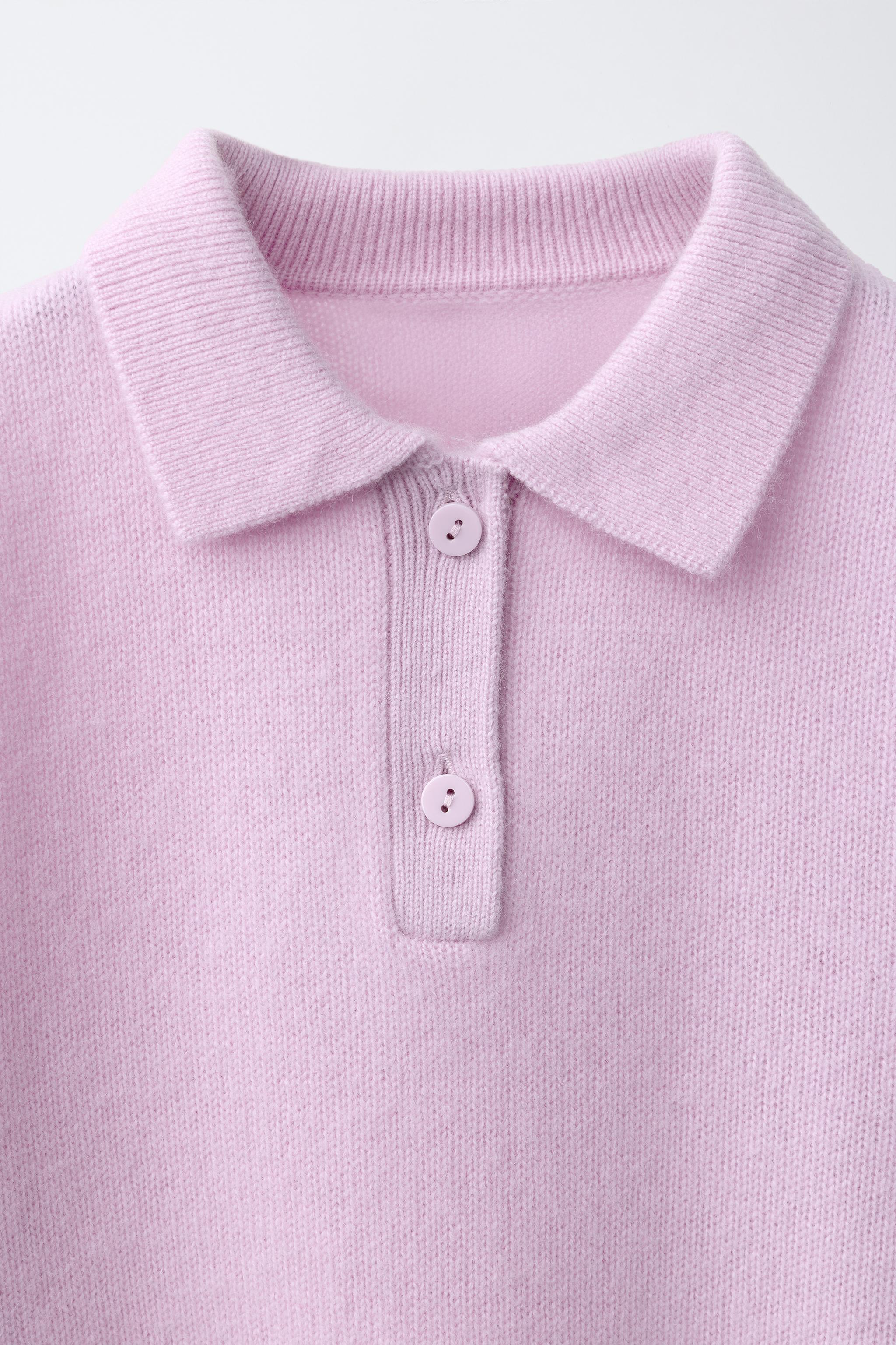Детские свитеры Zara 100% CASHMERE POLO JUMPER — фото 3