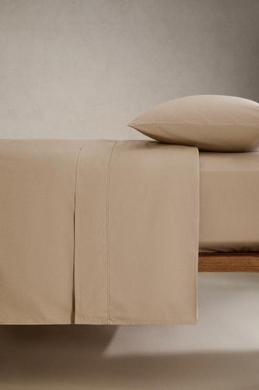 DRAP-HOUSSE PERCALE DE COTON | 30 CM DE HAUT (300 FILS) - Beige foncé de Zara - Image 2