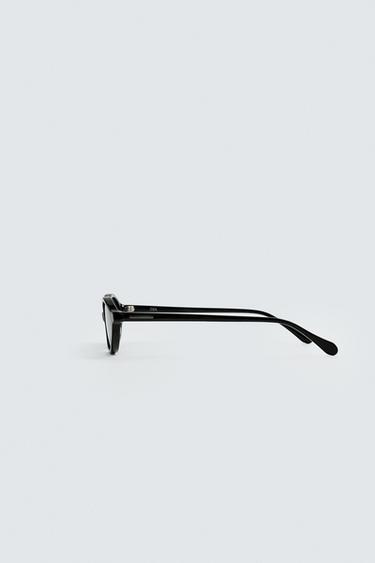 LUNETTES DE SOLEIL OVALES - Noir de Zara - Image 4