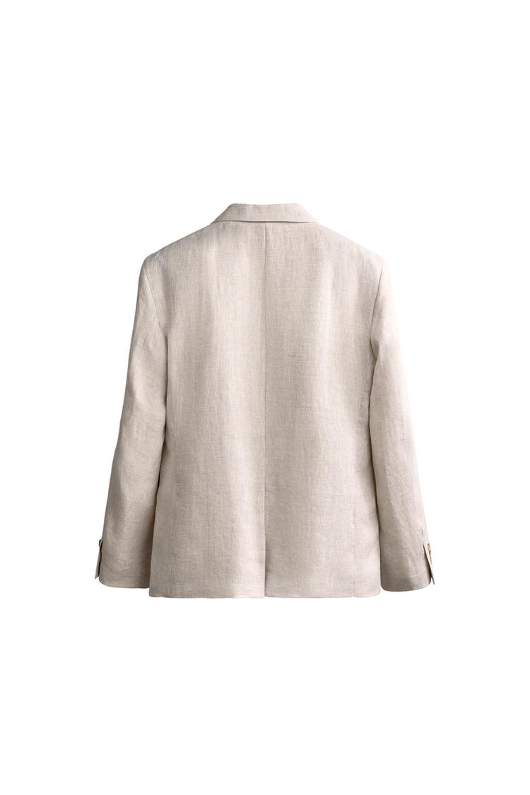 Blazer de traje 100% lino 3
