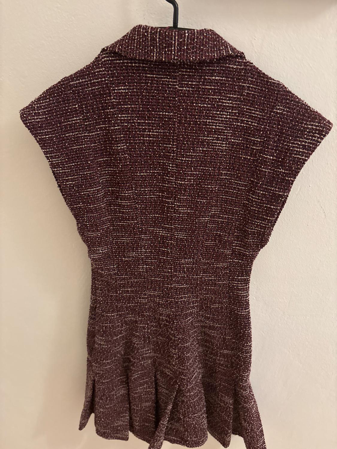 TEXTURED WEAVE MINI DRESS - Image 3