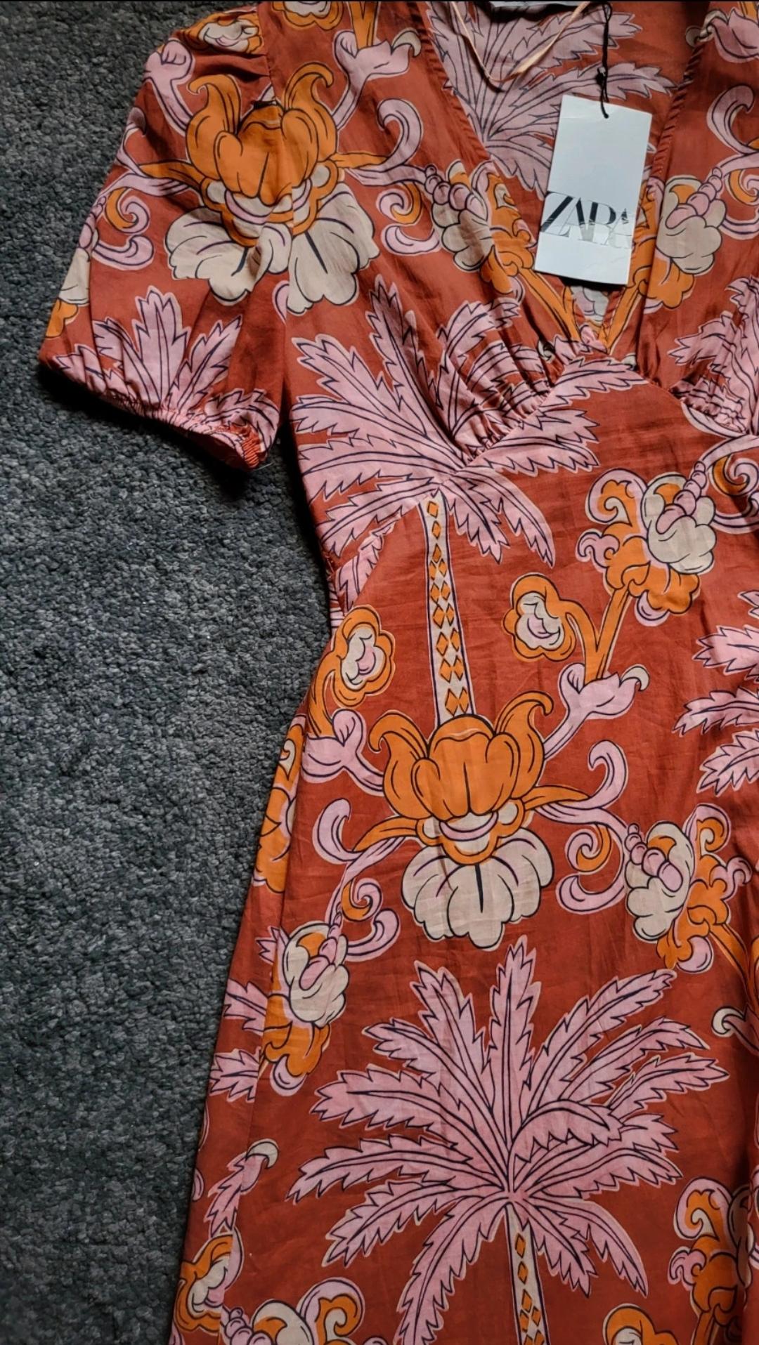 ZW COLLECTION PRINTED MIDI DRESS - Image 8