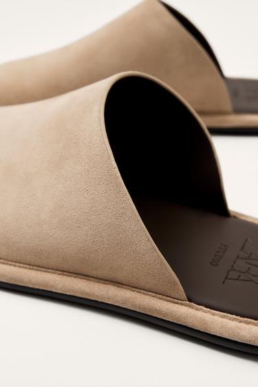 SABOTS EN CUIR ÉDITION LIMITÉE - Marron de Zara - Image 7