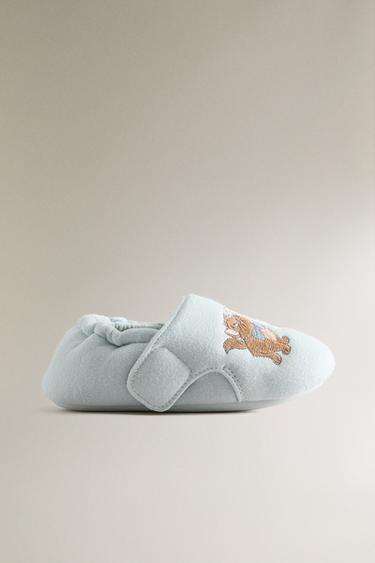 キッズ おしゃれキャット © DISNEY スリッパブルー0Zaraのキッズ おしゃれキャット © DISNEY スリッパ - ブルー - 画像 0
