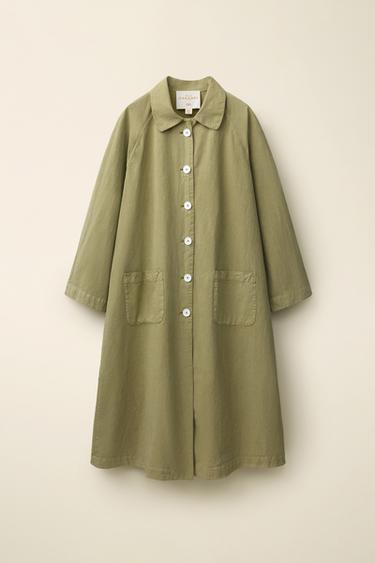 TRENCH CREATED BY CARAMEL LONDON X ZARA - Caqui de Zara
