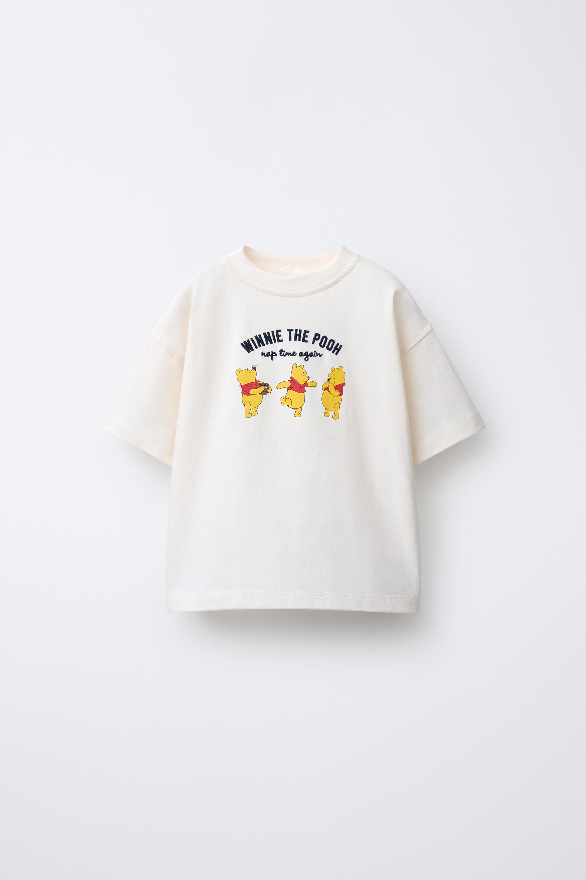 pooh!AHCKTBさま WINNIE THE POOH EMBROIDERED T-SHIRT © DISNEY - White | ZARA United