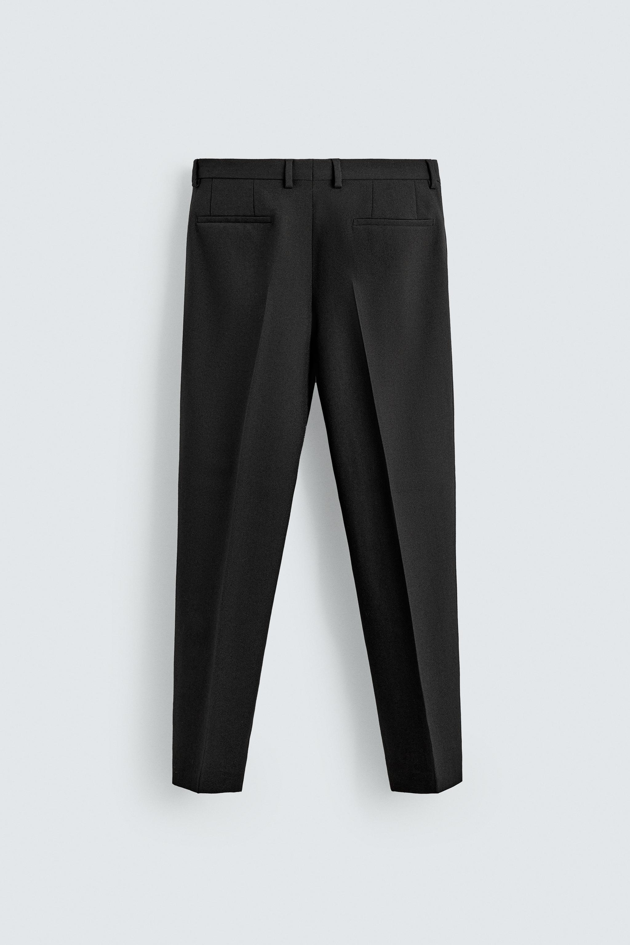 100% WOOL SUIT PANTS