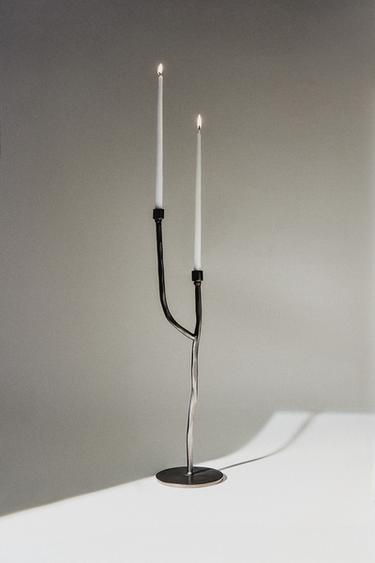 METAL CANDELABRA - Black by Zara