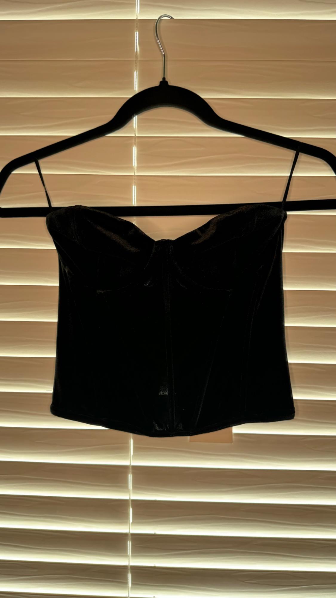 VELVET BUSTIER