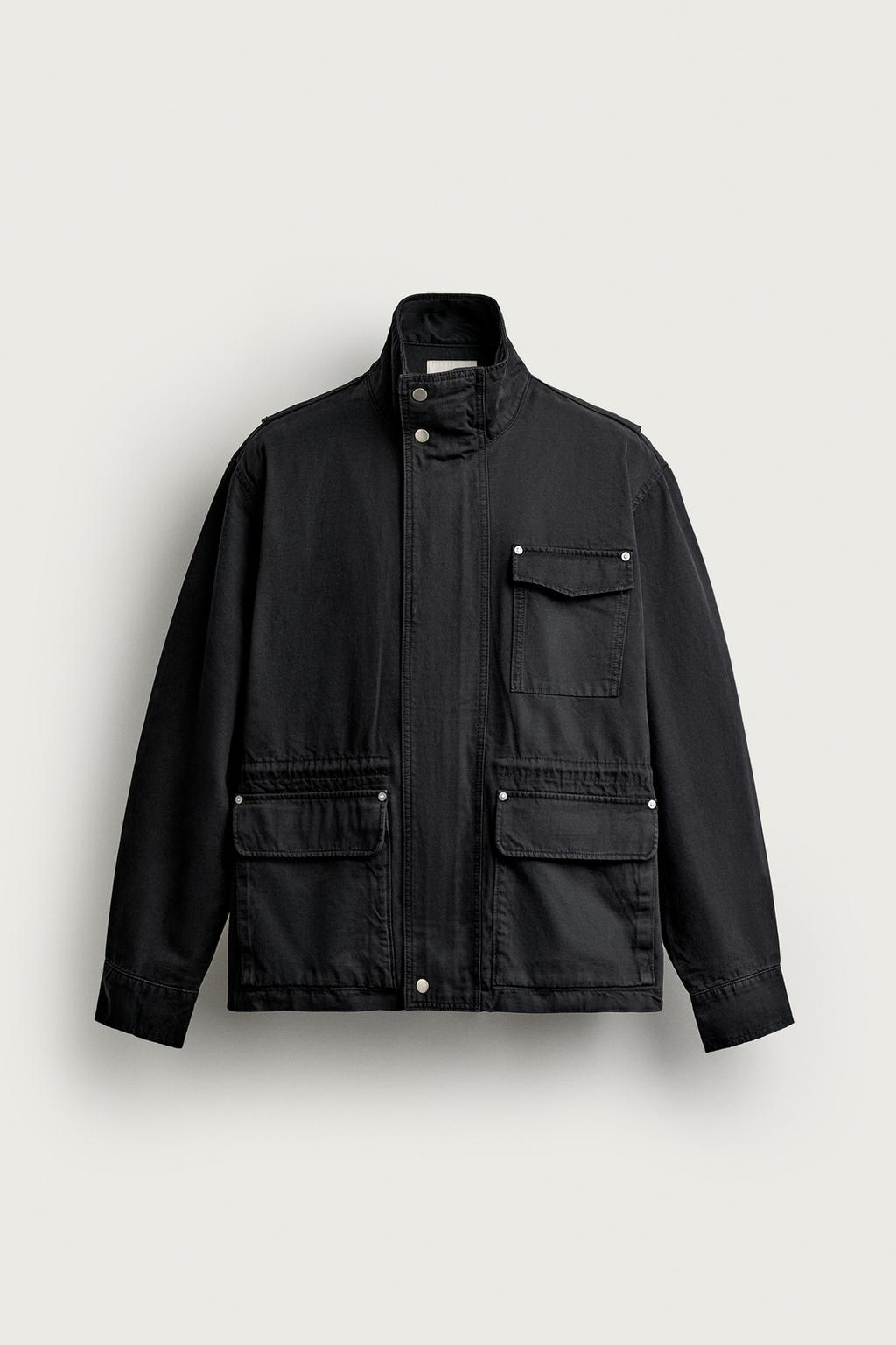 RELAXED FIT UTILITY POCKET JACKET