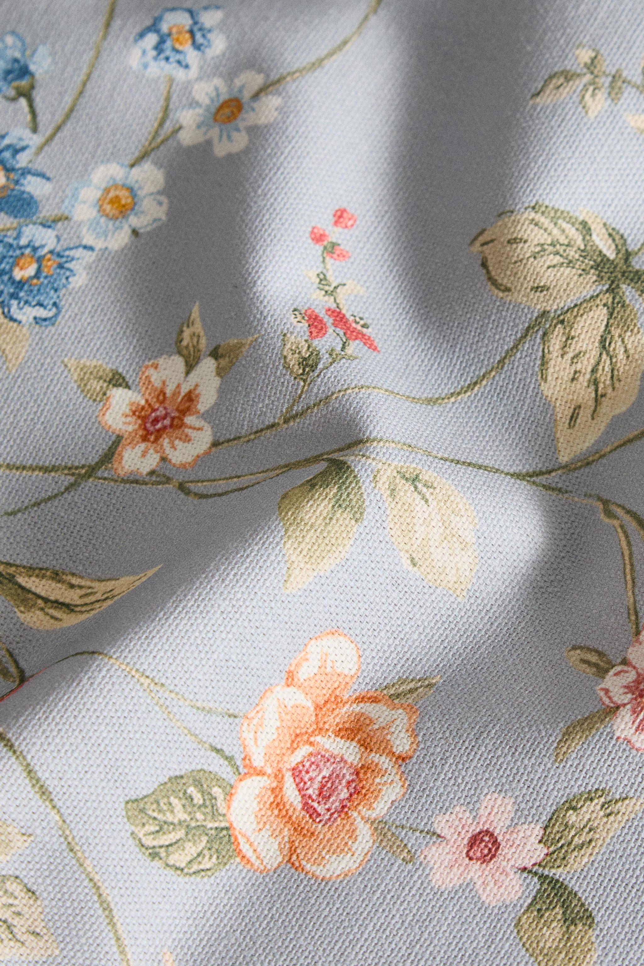 小さな花のプリント テーブルナプキン （2枚セット） - ブルー | ZARA