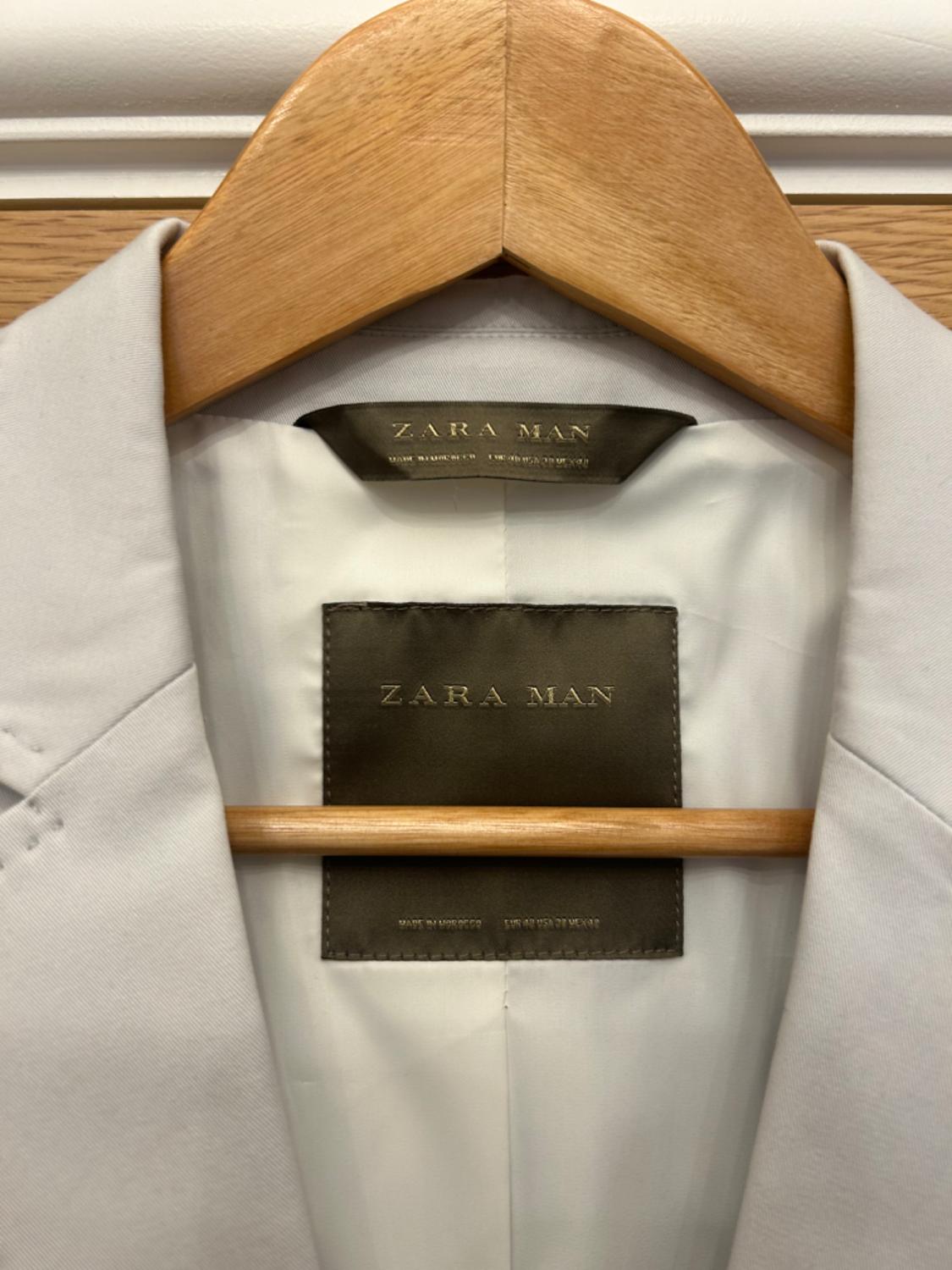 ZARA MAN WHITE BLAZER - Image 3