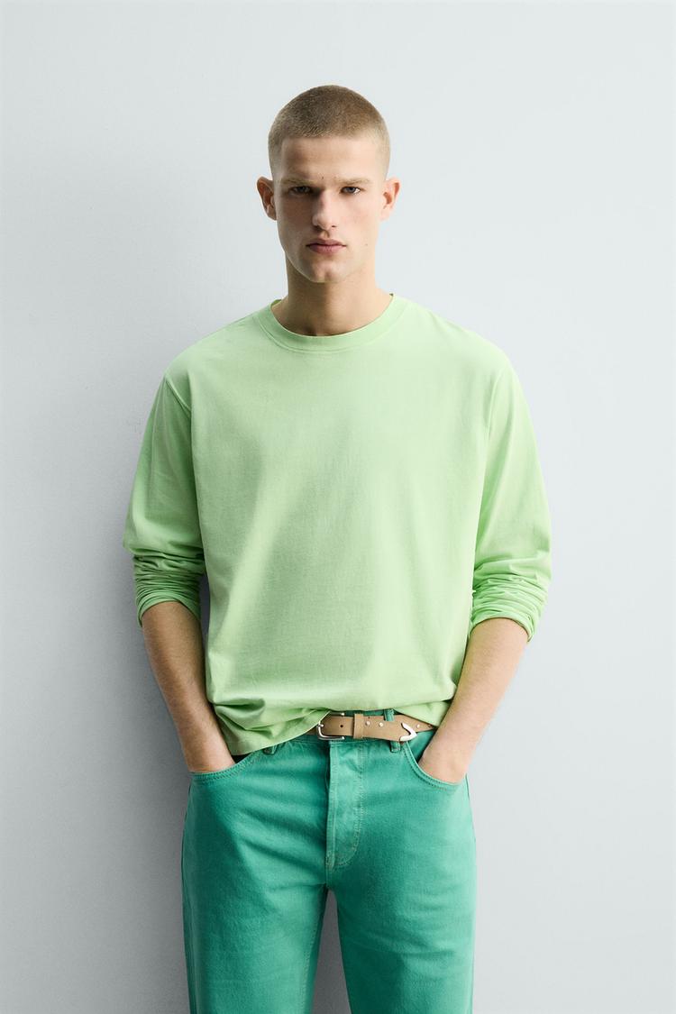 ZARA EMBROIDERED HEART T-SHIRT