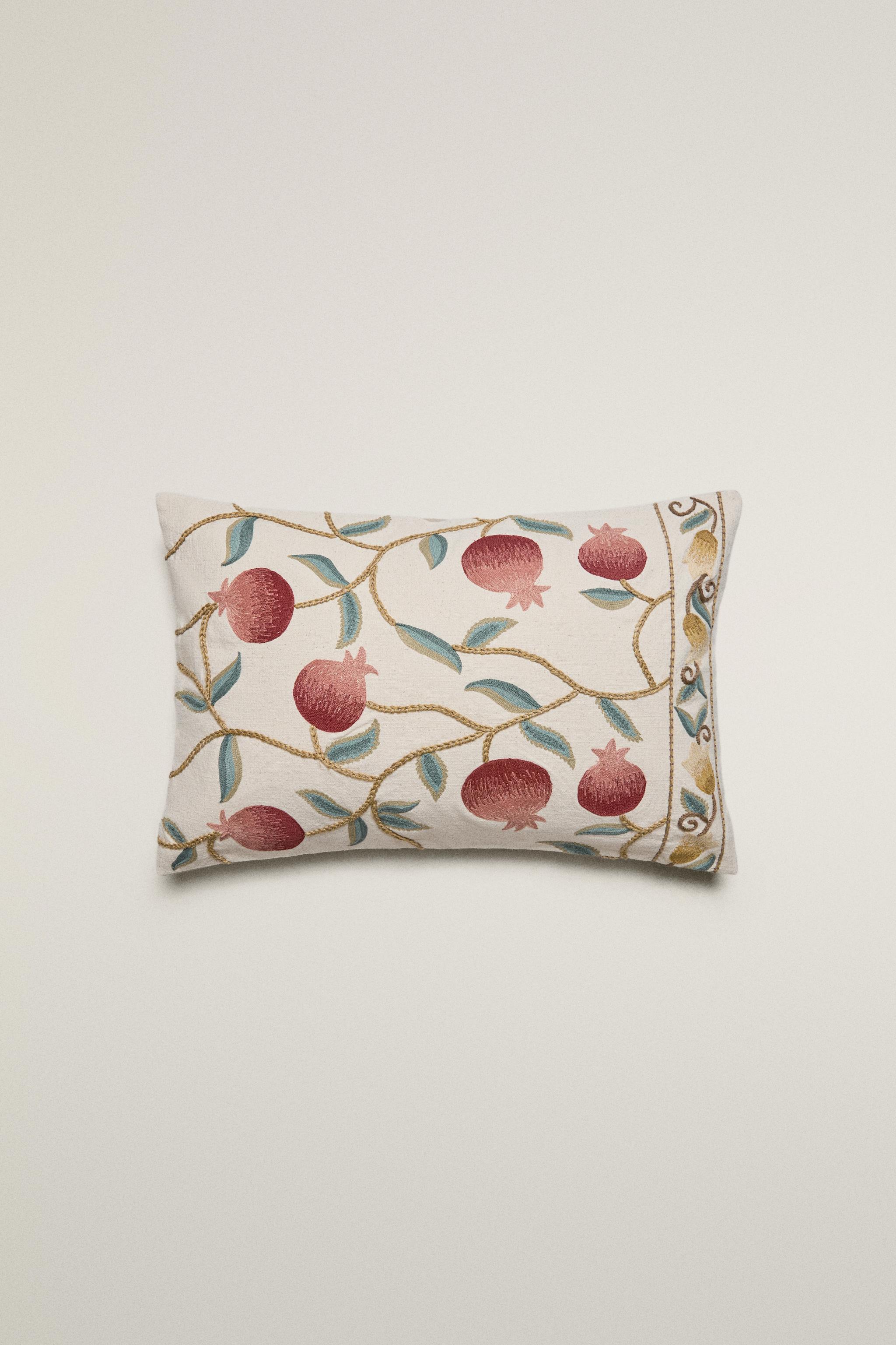 POMEGRANATE THROW PILLOW COVER