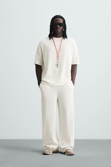 TEXTURED RELAXED FIT SET -  by Zara