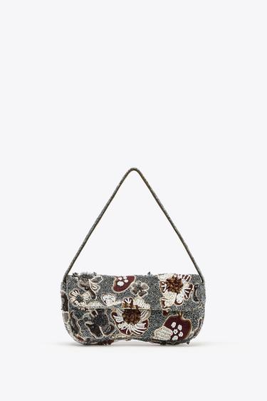 BOLSO DE OMBRO ABELORIOS - Multicolor de Zara