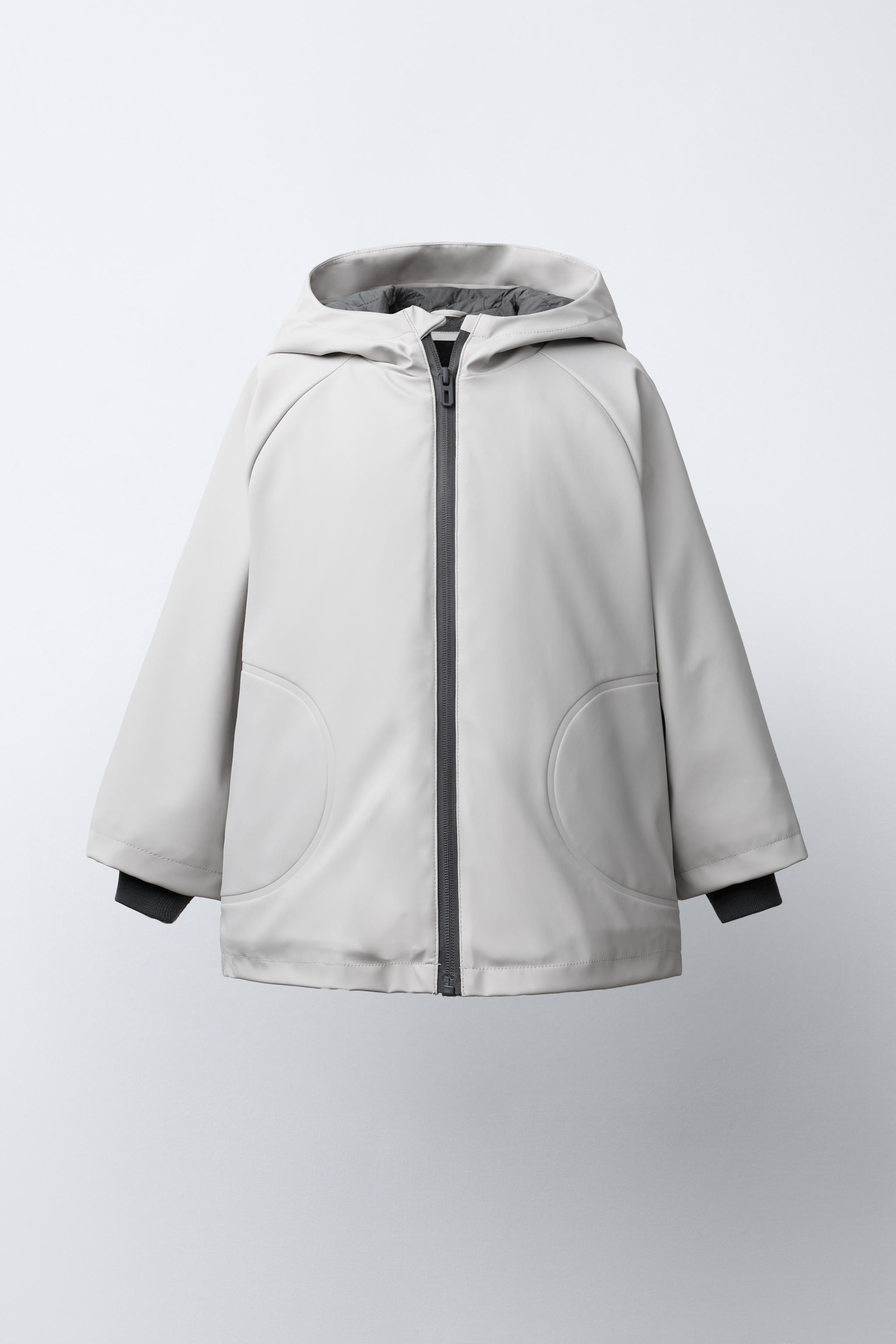 RUBBERIZED WATER RESISTANT RAINCOAT - Ice | ZARA United States
