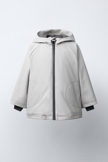 RUBBERISED WATER-RESISTANT RAINCOAT - Ice by Zara