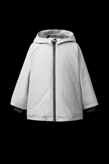 RUBBERISED WATER-RESISTANT RAINCOAT WITH FLEECE LINING - Ice by Zara - Image 0