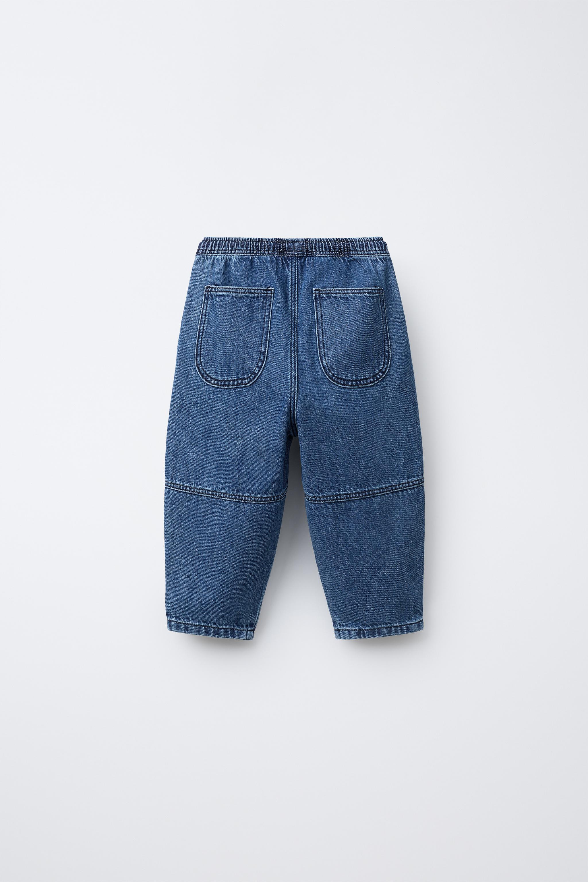 Baggy Jeans Pantalon Baggy Paper Bag Zara BAGGY DENIM TROUSERS