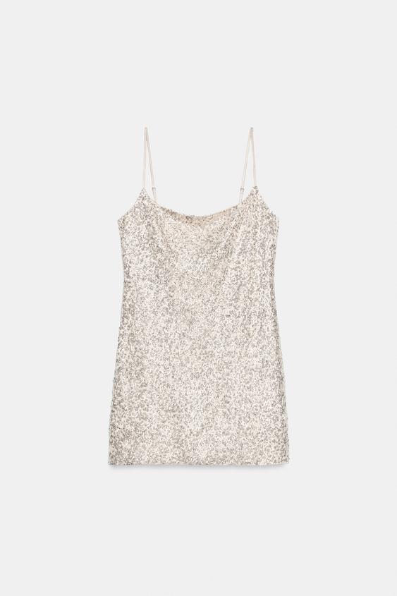 VESTIDO MINI LENTEJUELAS - 109 de Zara - Imagen 0