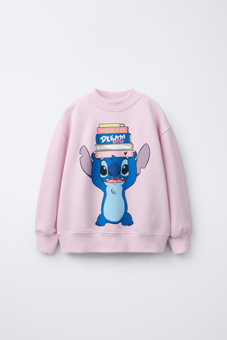 SWEAT IMPRIMÉ LILO STITCH © DISNEY Rose ZARA France
