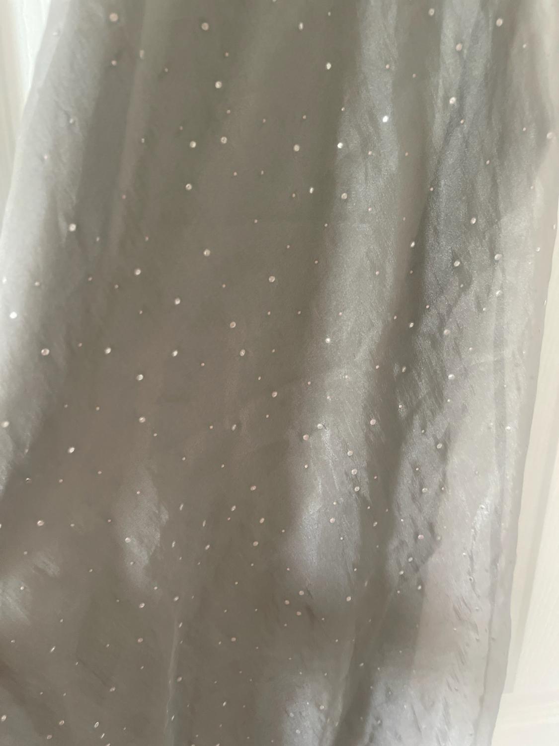 SHINY HALTER MIDI DRESS - Image 2