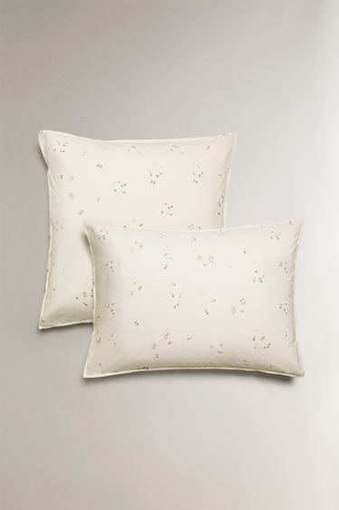 GEMUSTERTER KINDER-KOPFKISSENBEZUG - Cremefarben von Zara