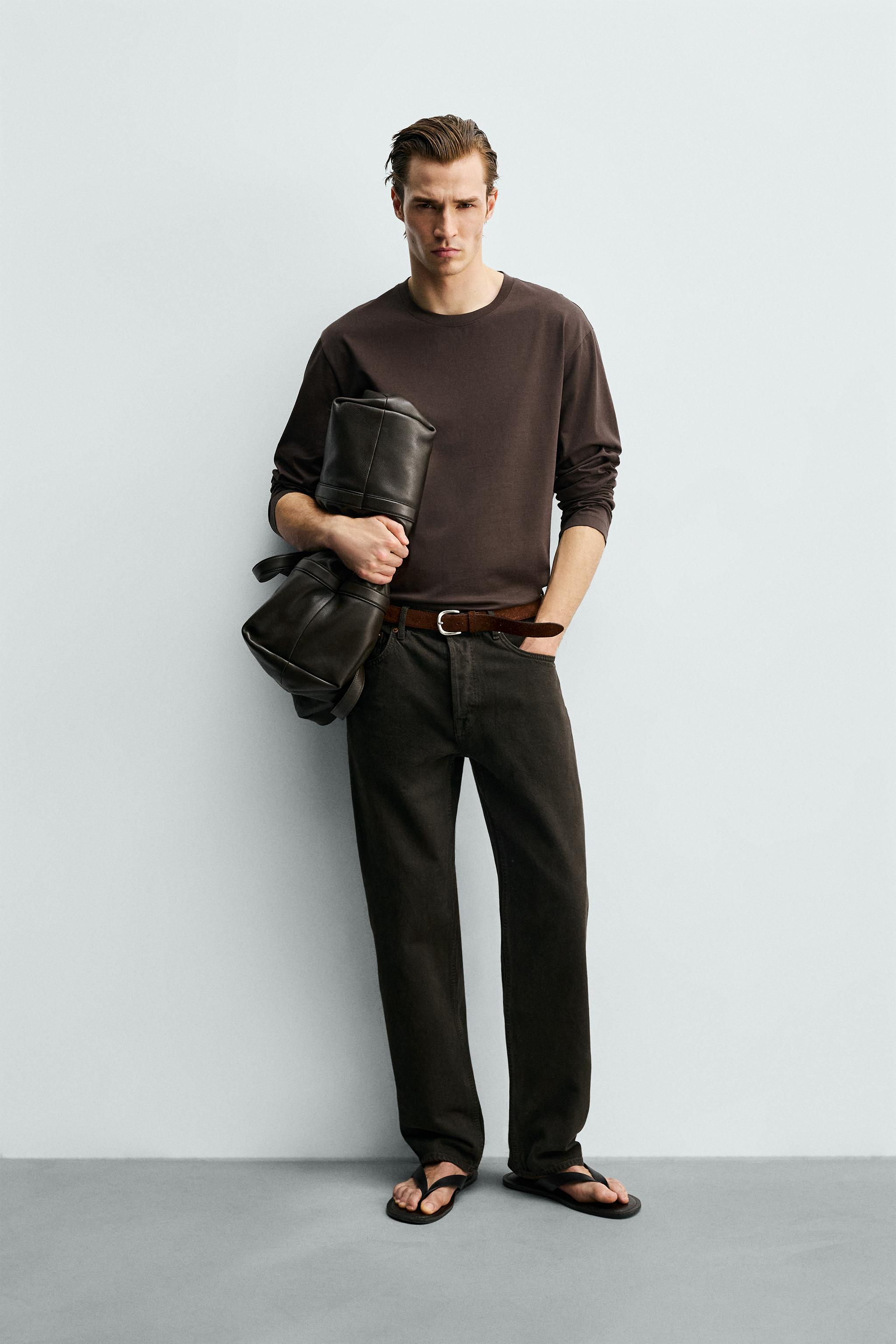 MERCERIZED LONG SLEEVE T-SHIRT