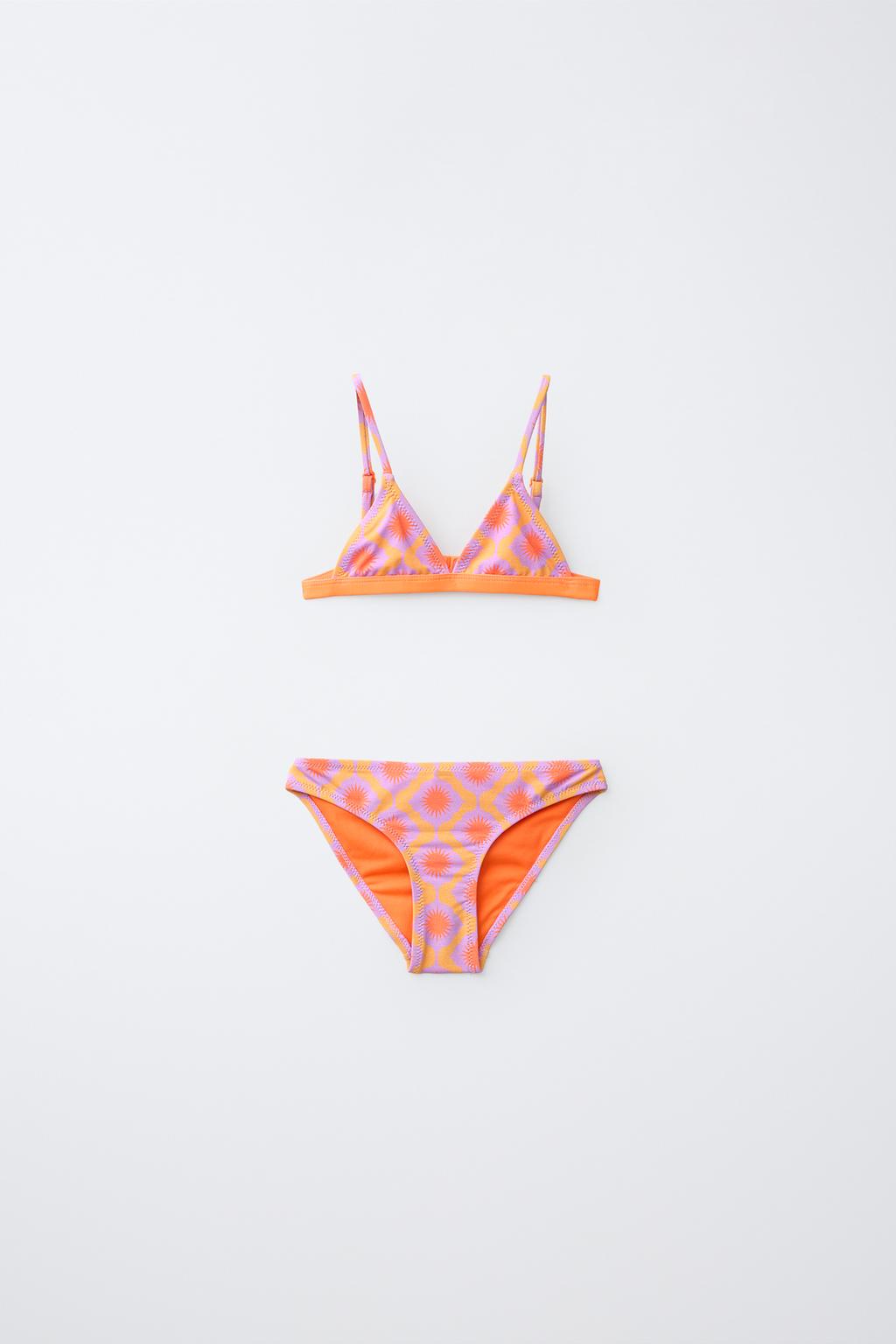 Zara 6-14 yaş/ günəşli parlaq bikini