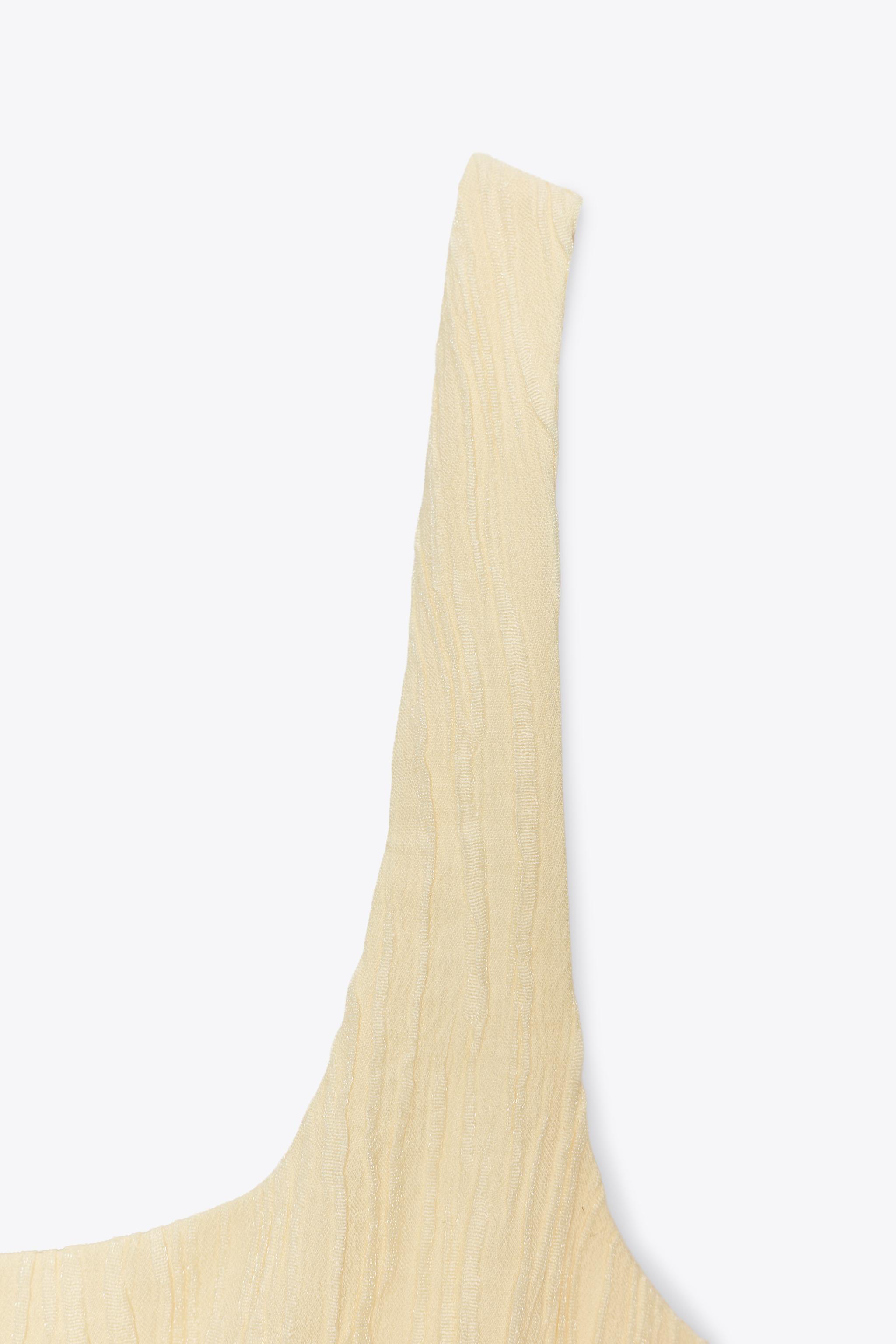 ROBE À BRETELLES TEXTURÉE